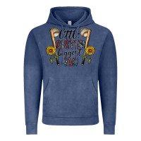 Vintage Denim little sister biggest fan Vintage Hoodie - CowhideDigitalArt