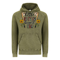 Vintage Olive little sister biggest fan Vintage Hoodie - CowhideDigitalArt