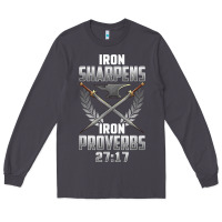 Iron Sharpens Iron Quote Proverbs 2717 Christian Cool Gift T Shirt Long Sleeve Tee | Teevron