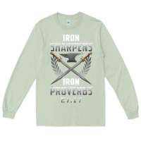 Matcha iron sharpens iron quote proverbs 2717 christian cool gift t shirt Long Sleeve Tee - linhVisuals