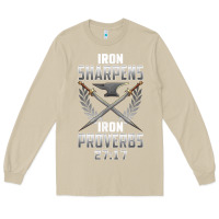Mushroom iron sharpens iron quote proverbs 2717 christian cool gift t shirt Long Sleeve Tee - linhVisuals