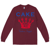 Burgundy Cake Fashion Nugget Long Sleeve Tee - linhVisuals