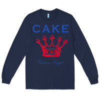 Navy Cake Fashion Nugget Long Sleeve Tee - linhVisuals