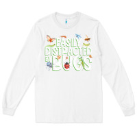 White funny bug tshirt, insect lover shirt, bug collector t shirt Long Sleeve Tee - linhVisuals