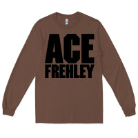Chestnut the-ace-frehley-trouble-walkin-cool Long Sleeve Tee - linhVisuals