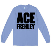 Colony Blue the-ace-frehley-trouble-walkin-cool Long Sleeve Tee - linhVisuals