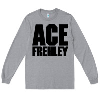Heather Grey the-ace-frehley-trouble-walkin-cool Long Sleeve Tee - linhVisuals