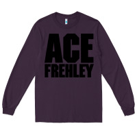 Plum the-ace-frehley-trouble-walkin-cool Long Sleeve Tee - linhVisuals