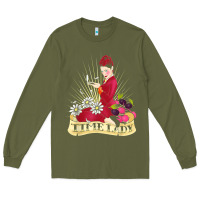 Army Green doctor who rockabilly missy time lady baker t shirt Long Sleeve Tee - linhVisuals