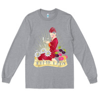 Heather Grey doctor who rockabilly missy time lady baker t shirt Long Sleeve Tee - linhVisuals