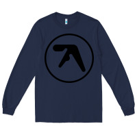 Navy the-aphex-twin-selected-ambient-cool Long Sleeve Tee - linhVisuals