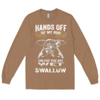 Toasted Coconut mens hands off of my rod bass fishing fisherman t shirt Long Sleeve Tee - linhVisuals
