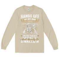 Mushroom mens hands off of my rod bass fishing fisherman t shirt Long Sleeve Tee - linhVisuals