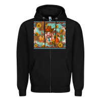 Black Fall heifer cow Zipper Hoodie - RanaPortraitStore
