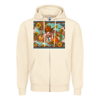 Sandshell Fall heifer cow Zipper Hoodie - RanaPortraitStore