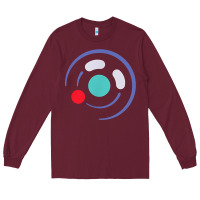 Burgundy minimalist game cube controller throwback retro gamer t shirt Long Sleeve Tee - linhVisuals