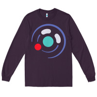 Plum minimalist game cube controller throwback retro gamer t shirt Long Sleeve Tee - linhVisuals