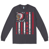 Smoke mi’kmaq tribe native american flag mi’kmaq heritage related t shir Long Sleeve Tee - linhVisuals