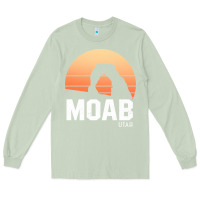 Matcha moab utah arches national park vintage retro outdoor hiking pullover h Long Sleeve Tee - linhVisuals