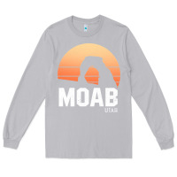 Moon Dust moab utah arches national park vintage retro outdoor hiking pullover h Long Sleeve Tee - linhVisuals