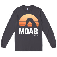 Smoke moab utah arches national park vintage retro outdoor hiking pullover h Long Sleeve Tee - linhVisuals