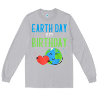 Moon Dust earth day is my birthday shirt pro environment party gift t shirt Long Sleeve Tee - linhVisuals