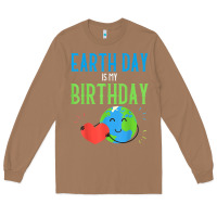 Toasted Coconut earth day is my birthday shirt pro environment party gift t shirt Long Sleeve Tee - linhVisuals