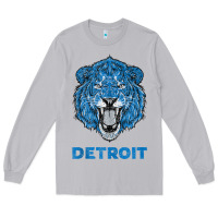 Funny Vintage Lion Face Head Detroit Gifts Tank Top Long Sleeve Tee | Teevron