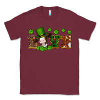 Burgundy st patricks love heifer Classic Tee - Artiststas