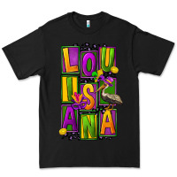 Black mardi gras louisiana Premium Tee - FaDigitalArtStudio