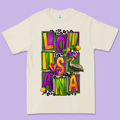 Mardi Gras Louisiana Premium Tee Designed By Fadigitalartstudio