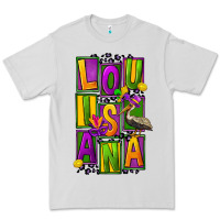 Dove Grey mardi gras louisiana Premium Tee - FaDigitalArtStudio