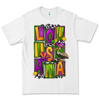 White mardi gras louisiana Premium Tee - FaDigitalArtStudio