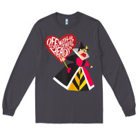 Smoke alice in wonderland queen of hearts off with their heads tank top Long Sleeve Tee - linhVisuals