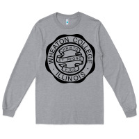 Heather Grey wheaton college illinois Long Sleeve Tee - linhVisuals