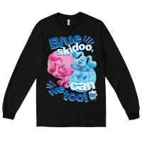 Black blue's clues & you blue skidoo, we can too tank top Long Sleeve Tee - linhVisuals