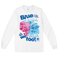 White blue's clues & you blue skidoo, we can too tank top Long Sleeve Tee - linhVisuals