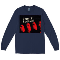 Navy #franz ferdinand (10) Long Sleeve Tee - linhVisuals