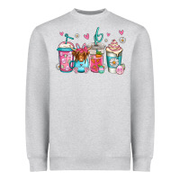 Heather Grey easter longhaired cow coffee cups Heavyweight Sweatshirt - Jasminsmagicworld