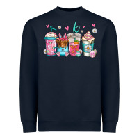 Navy easter longhaired cow coffee cups Heavyweight Sweatshirt - Jasminsmagicworld