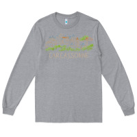 Heather Grey carcassonne france unique hand drawn art gift men women t shirt Long Sleeve Tee - linhVisuals