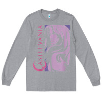 Heather Grey castlevania alucard dark portrait t shirt Long Sleeve Tee - linhVisuals