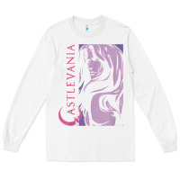 White castlevania alucard dark portrait t shirt Long Sleeve Tee - linhVisuals