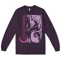 Plum castlevania alucard dark portrait t shirt Long Sleeve Tee - linhVisuals