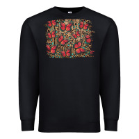 Black Easter Butterflies Background Premium Sweatshirt - RanaPortraitStore