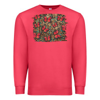Cardinal Easter Butterflies Background Premium Sweatshirt - RanaPortraitStore