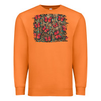Carrot Easter Butterflies Background Premium Sweatshirt - RanaPortraitStore