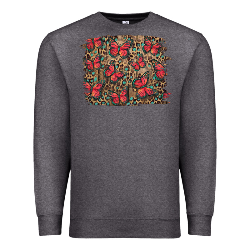 Easter Butterflies Background Premium Sweatshirt by RanaPortraitStore | Teevron