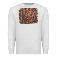 Oatmeal Heather Easter Butterflies Background Premium Sweatshirt - RanaPortraitStore