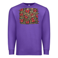 Purple Easter Butterflies Background Premium Sweatshirt - RanaPortraitStore